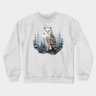 Snowy Owl Crewneck Sweatshirt